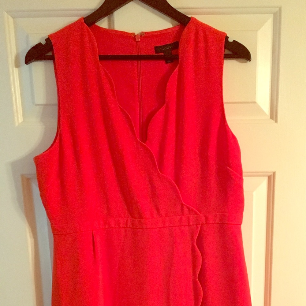 Orange J. Crew Factory dress
